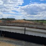 19 maja  km 610+050 budowa nasypu wykonano podpory WA_74_