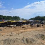 02 czerwca km 599+700’ budowa nasypu budowa podpór PZM-13L(L, P)