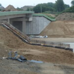 03.06.2025 584+700 WD-54 zbrojenie i szalowanie zwieńczeń ścian oporowych