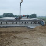 03.06.2025 589+300 WD-57 betonowanie chudziaka pod płytę przejściową