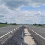 17 czerwca km 610+700’ wykonano GWN widok w kierunku odcinka IX