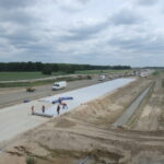 17.06.2025 597+050 ułożona nawierzchnia str. lewa przygotowania na str. prawej