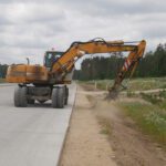 17.06.2025 Prace ziemne przy trasie głównej, km 571+400