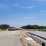 23 czerwca km 599+700’ budowa nasypu budowa podpór PZM-13L(L, P)