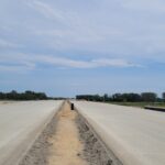 23 czerwca km 608+300’ wykonywano podbudowę zasadniczą C8_10 nad PZM_14A