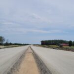 23 czerwca km 608+950’ wykonywano podbudowę zasadniczą C8_10 nad PP_69