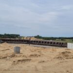 23 czerwca km 610+050 budowa nasypu wykonano podpory WA_74