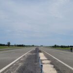 23 czerwca km 610+700’ wykonano GWN widok w kierunku odcinka IX