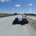 01.07.2025 592+400 str. lewa przygotowania do układania nawierzchni betonowej