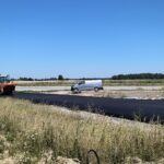 03.07.2025 Układanie mieszanki mineralno asfaltowej MOP Prawy