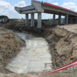 08.07.2025 596+700 WD-65 przygotowania do montażu ściany oporowej