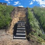 1.07.2025 obiekt PP-42 montaż schodów skarpowych