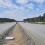 14 lipca km 608+300 wykonywano podbudowę zasadniczą C8_10