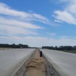 14 lipca km 608+300’ wykonywano podbudowę zasadniczą C8_10 nad PZM_14A