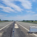 14 lipca km 610+700’ wykonano podbudowę pomocniczą C5_6 widok w kierunku odcinka IX