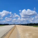 21 lipca km 610+700 wykonano podbudowę pomocniczą C5_6 podbudowa z kruszywa C90_3