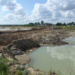 21.07.2025 582+600 rozbiórka istniejącego nasypu DP 3639W