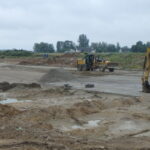 29.07.2025 582+600 uciąglanie konstrukcji A-2 w miejscu rozbiórki DP 3639W