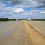 30 czerwca km 610+050’ wykonano podbudowę pomocniczą C5_6 i GWN