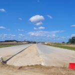 30 lipca km 598+200 nawierzchnia betonowa C35_45 widok w kierunku odcinka VII