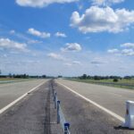 30 lipca km 610+700’ wykonano podbudowę pomocniczą C5_6 widok w kierunku odcinka IX