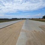 04 sierpnia km 598+200 nawierzchnia betonowa C35_45 widok w kierunku odcinka VII