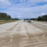 04 sierpnia km 608+300’ wykonywano podbudowę zasadniczą C8_10 nad PZM_14A