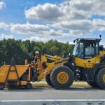 14.08.2025 Wykonywanie poboczy km. 574+100