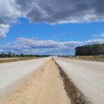 18 sierpnia km 608+950’ wykonywano podbudowę zasadniczą C8_10 nad PP_69