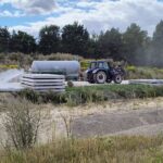 18.08.2025 zlewanie drogi serwisowej wodą