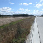 19.08.2025 585+700 teren w trakcie rekultywacji