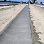 20.08.2025 563+850 Pas rozdziału Ściek monolityczny, C 30 37