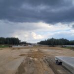 26 sierpnia km 599+700’ budowa nasypu budowa podpór PZM-13L(L, P)