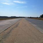 01 września km 598+200 nawierzchnia C35_45 kruszywo w pasie rozdziału w kierunku odcinka VII