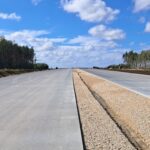 15 września km 606+150 nawierzchnia betonowa C35_45 kruszywo w pasie rozdziału