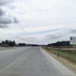 16.09.2025 Tablica infomracyjna i widok na trasę główną 569+000