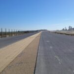 22 września km 601+500’ nawierzchnia betonowa C35_45 kruszywo w pasie rozdziału