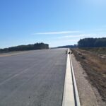 22 września km 605+300’ nawierzchnia betonowa C35_45 kruszywo w pasie rozdziału