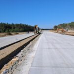 22 września km 608+300 nawierzchnia betonowa C35_45 budowa pasa rozdziału