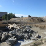 24.09.2025 580+280 uciąglanie nasypu na połączeniu z odc. 6