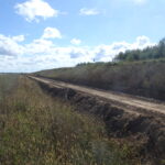 24.09.2025 586+400 kształtowanie terenu pod pas technologiczny