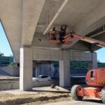 25.09.2025 Szlifowanie betonu na obiekcie WD 38 561+669,18