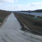 01.10.2025 594+950 przygotowane podłoże pod nawierzchnie pasa technologicznego