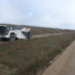 07.10.2025 595+000 str. lewa wzmacnianie podłoża pod pas technologiczny