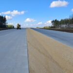 08 października km 606+150 nawierzchnia betonowa C35_45 kruszywo w pasie rozdziału