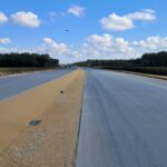 08 października km 606+900’ nawierzchnia betonowa C35_45 kruszywo w pasie rozdziału