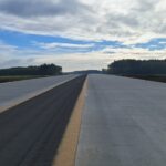 15 października km 605+300’ nawierzchnia betonowa C35_45 powierzchniowe utrwalenie pasa rozdziału