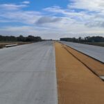 15 października km 608+300’ PZM_14A nawierzchnia betonowa C35_45 kruszywo w pasie rozdziału