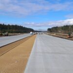 15 października km 608+300 nawierzchnia betonowa C35_45 kruszywo w pasie rozdziału