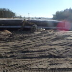 21.10.2025 580+280 PZDd-51 zasypka przyczółka zachodniego